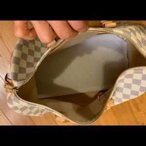 An LV duffle bag